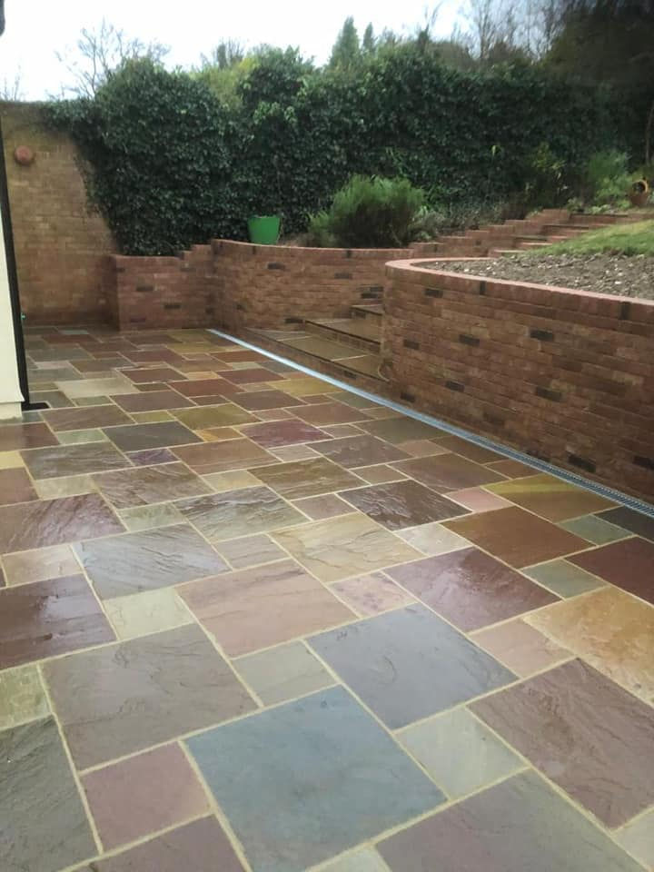 repointed patio