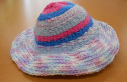 手編みの帽子