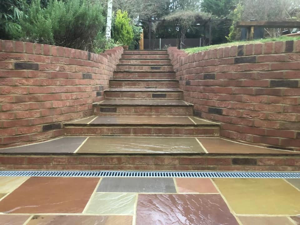 How to Build Steps with Bricks and Slabs