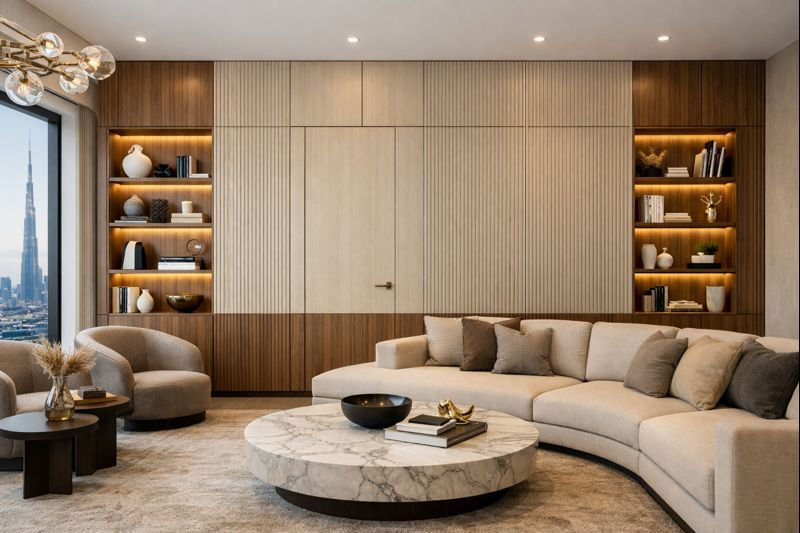 Built-in joinery as architecture