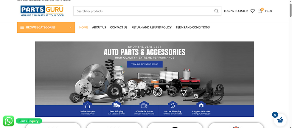 Automobile Spare Parts Manufacturers in India
