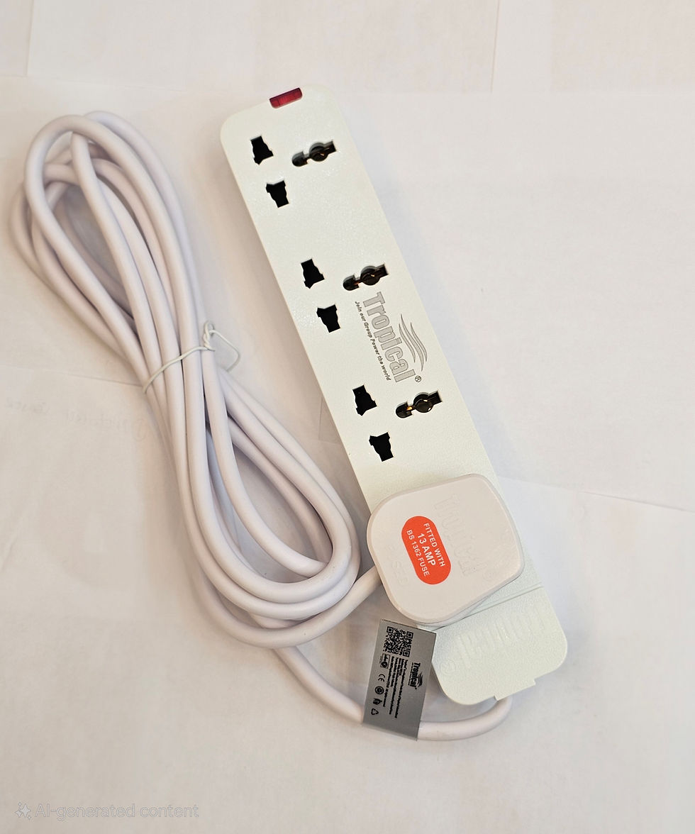 PVC UNSWITCHED PLATE 4WAY (EXTENTION)-TX999/3M/SG (TX999/3M/SG)