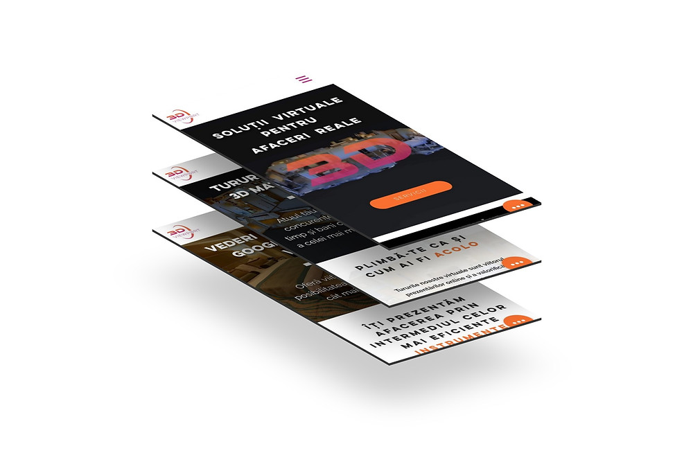 web design services for 3DViewPort Romania