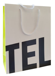 Luxury Paper Bags with PP and Ribbon Handles