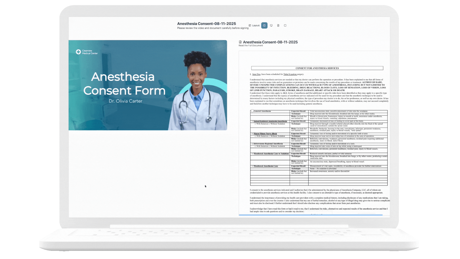 AI-powered video forms