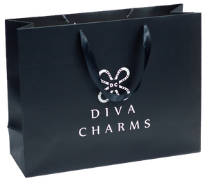 Luxury Paper Bags with PP and Ribbon Handles