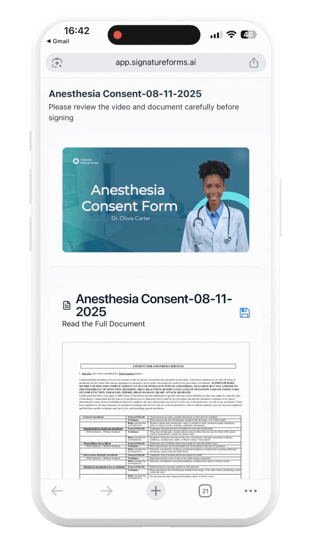 AI-powered video forms