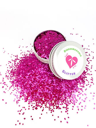 Magenta Biodegradable Glitter Blend