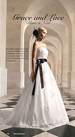 Bride in environment magazine page