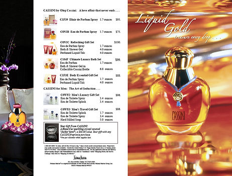 Example of a Neiman Marcus / Cassini Scent strip