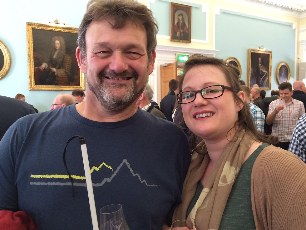 Image of John and Hollie smiling