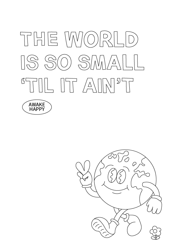 The World Is So Small Illustration