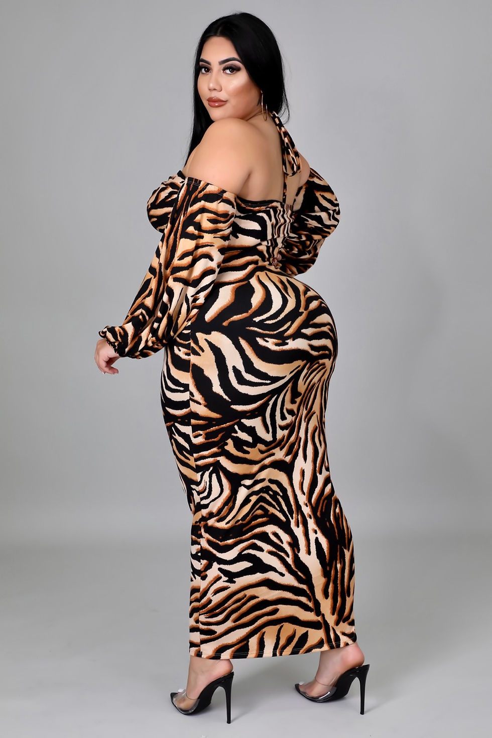 Thumbnail: WILD FOR FALL PLUS DRESS 