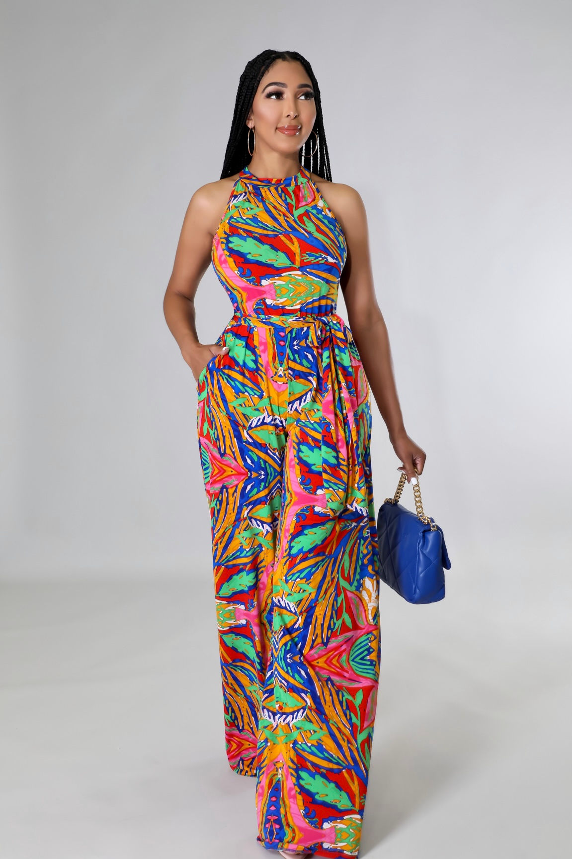 TROPICAL LIFE JUMPSUIT 