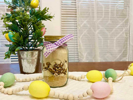 Carrot Cake Cookie Mix in a Jar
