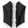 Chrome-E-O Performance Passenger Boards ALL Black With Rubber Inserts - 10"X4"