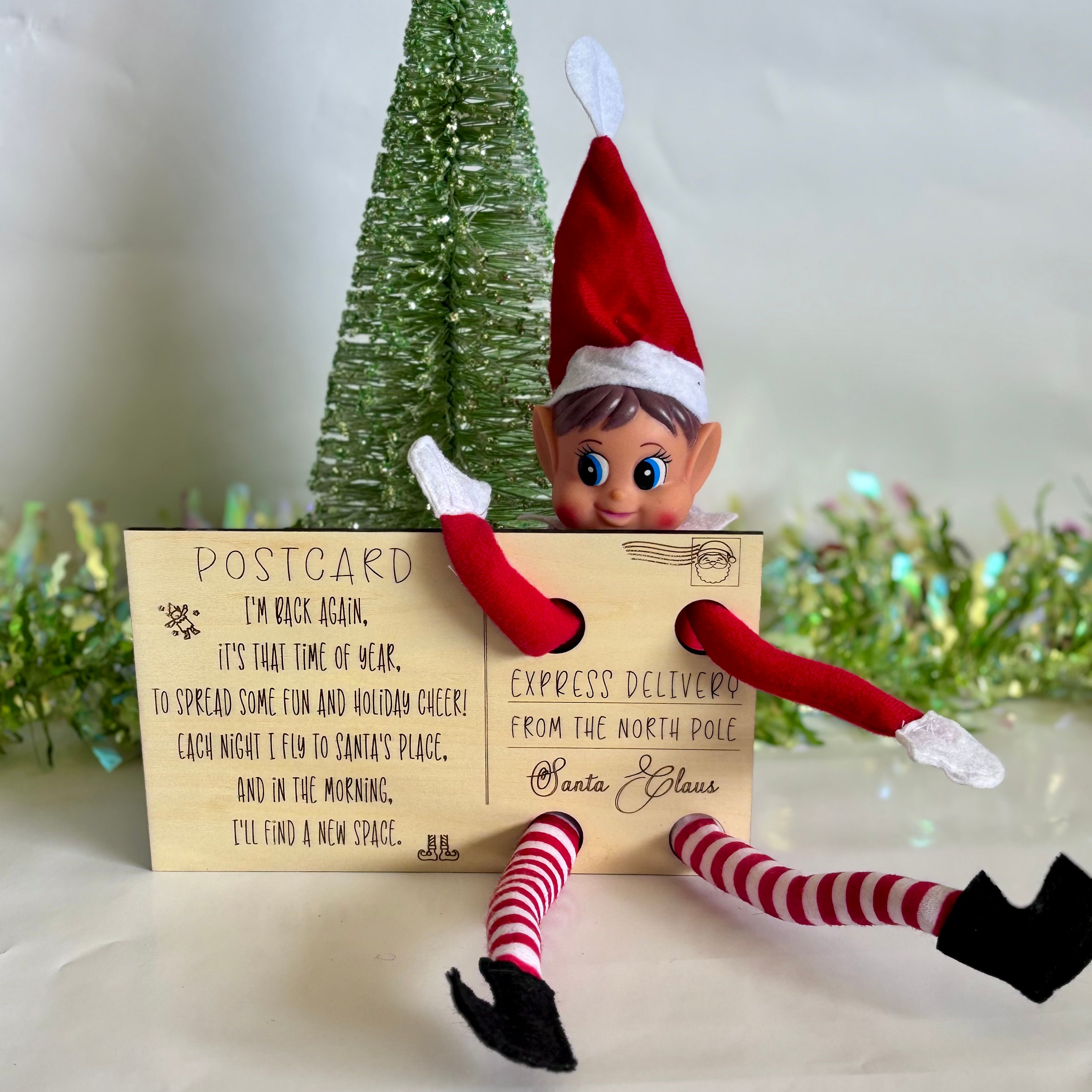 Elf Arrival Postcard