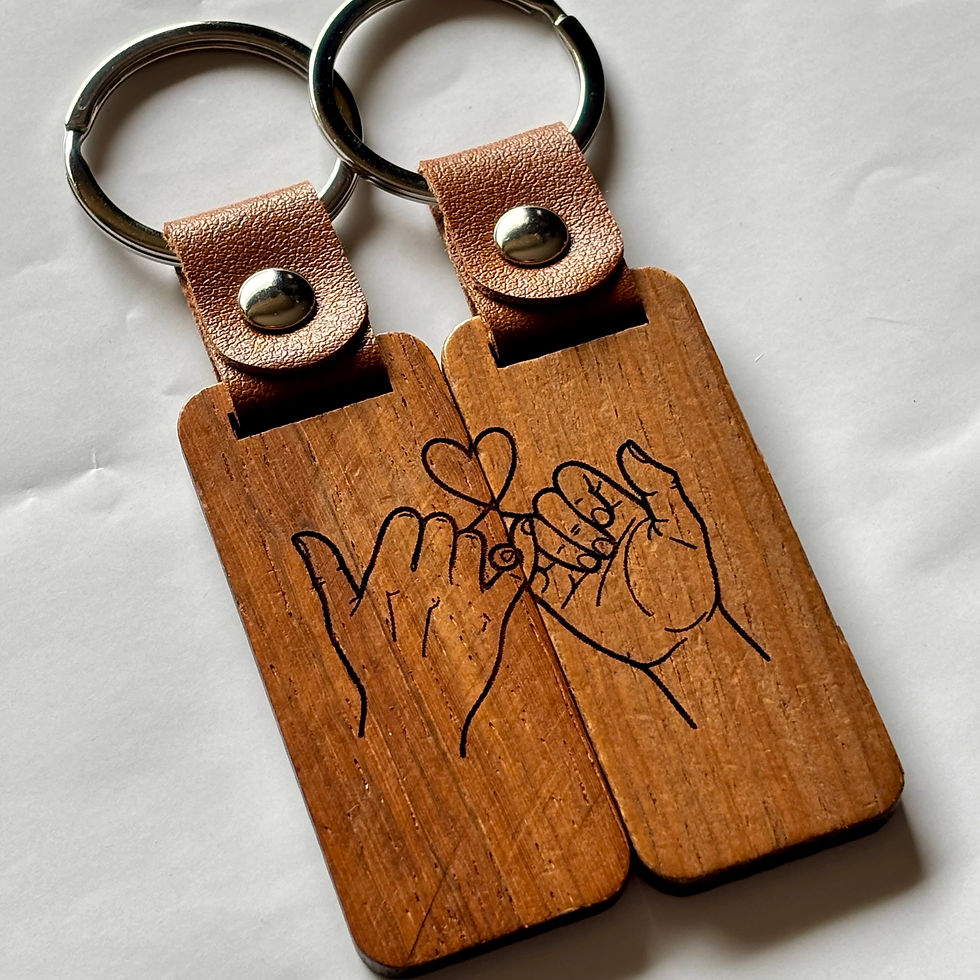 Thumbnail: Couples Keyring Set