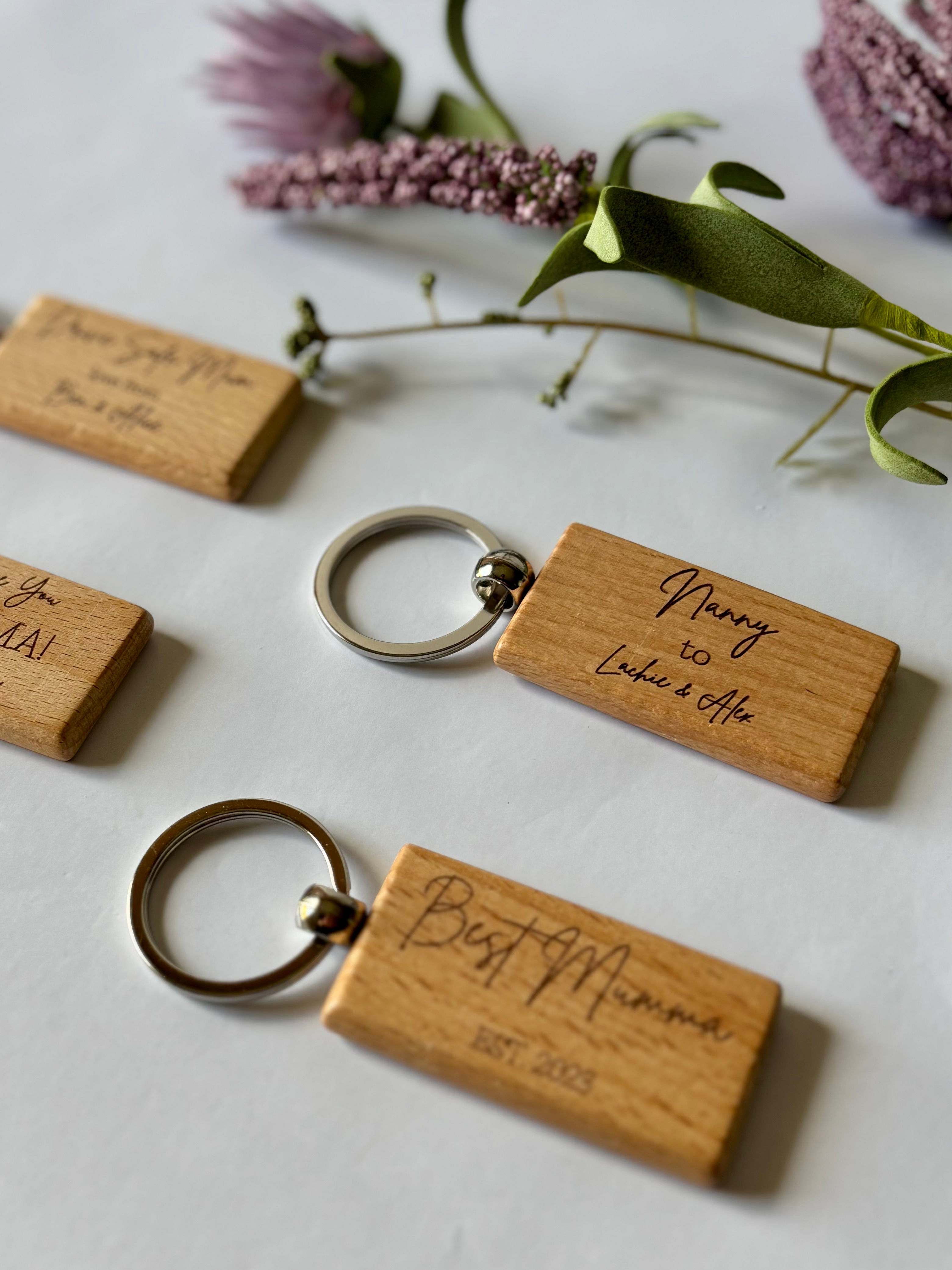 Wooden Keyring