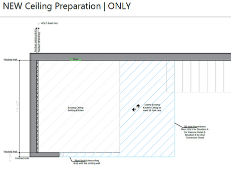 Mechanical Drawing | New Ceiling Preparation