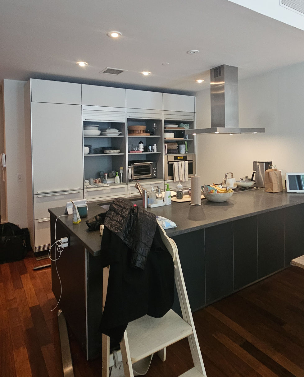 Before Kitchen Situation at the Tribeca Kitchen Renovation with Atelier bauherr.