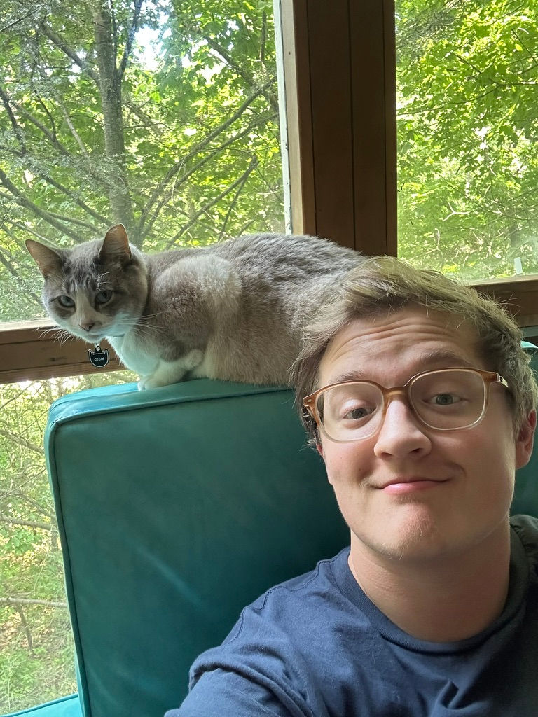 With Celia at family cottage