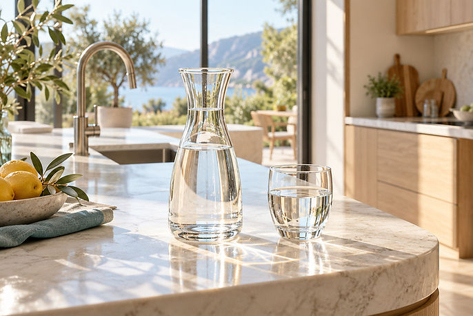 acqua depurata con acqua di pozzo