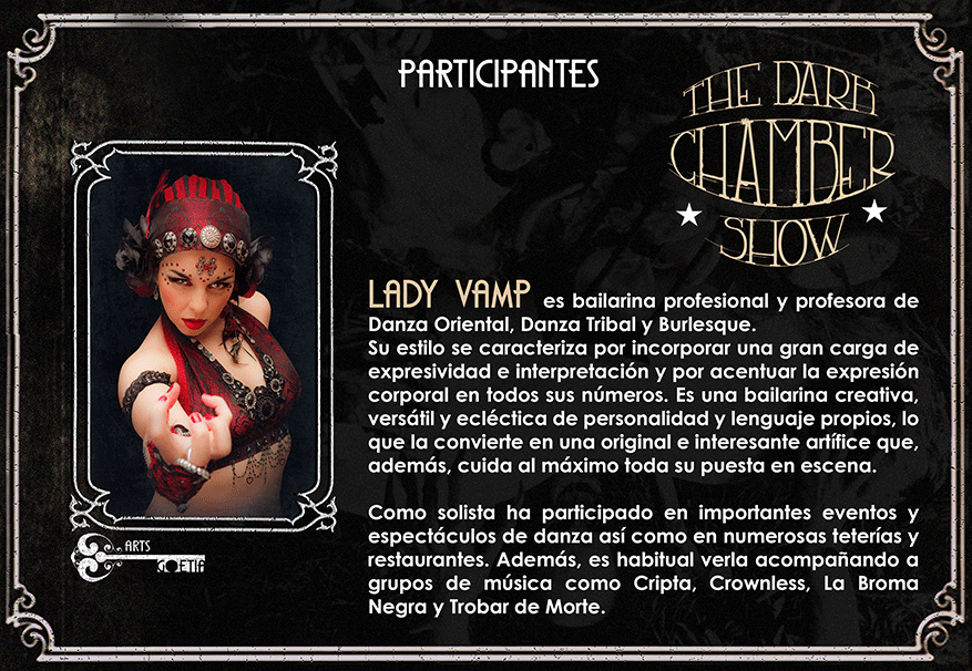 Lady Vamp. Laura Perez. Arts Goetia. Dark Chamber