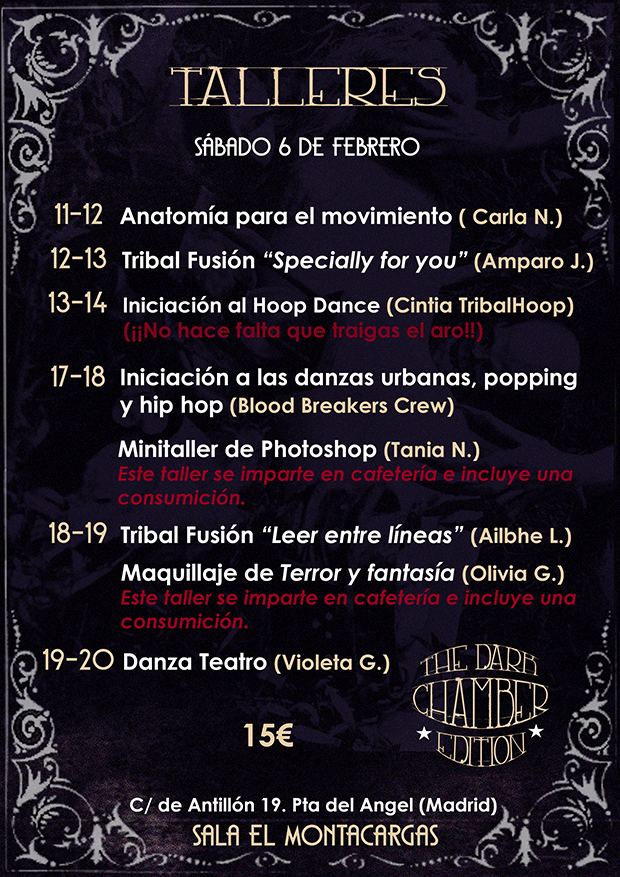 Arts goetia. Talleres tribal fusion madrid