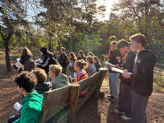 Vierdejaars op excursie in De Liereman