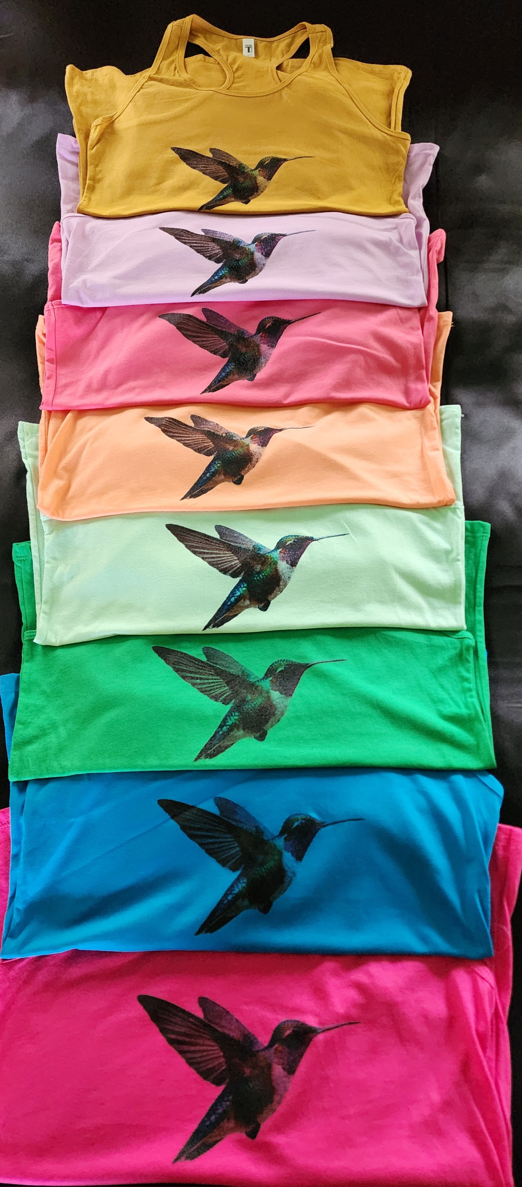 Hummingbird - Razorback Tank Tops