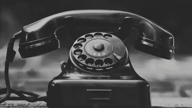 A gif of a phone ringing