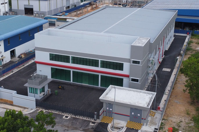 Industrial and commercial building construction project for Instant Unity in Batu Kawan Penang by Yu Tong Construction