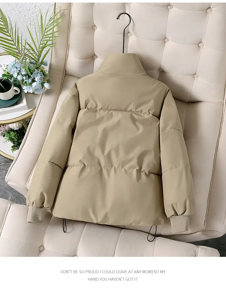 Thumbnail: Women's Winter Long Sleeve Zip Puffer Jacket