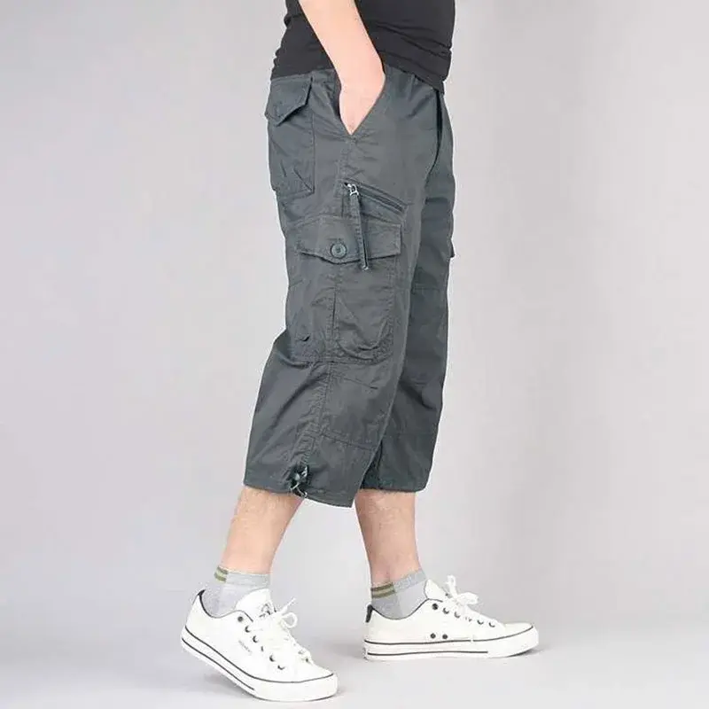 Thumbnail: Big and Tall Sizes  Shorts Belted Messenger Cargo Short