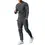 Thumbnail: Men Two Piece Sets Casual Tracksuit O Neck Long-Sleeved Pullover