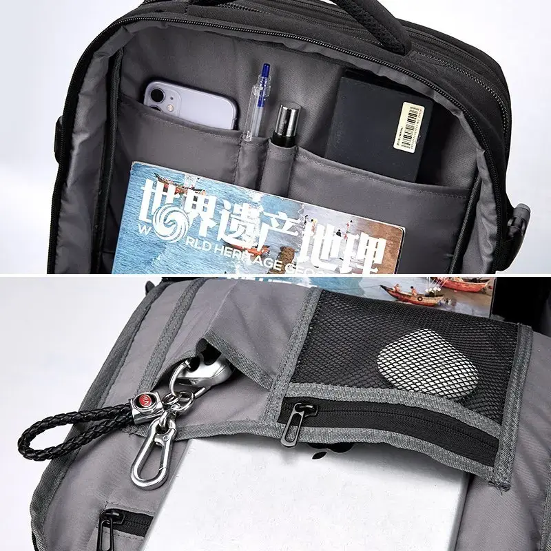 Thumbnail: Multifunction  Laptop Travel Backpack Bag With USB Charging Port