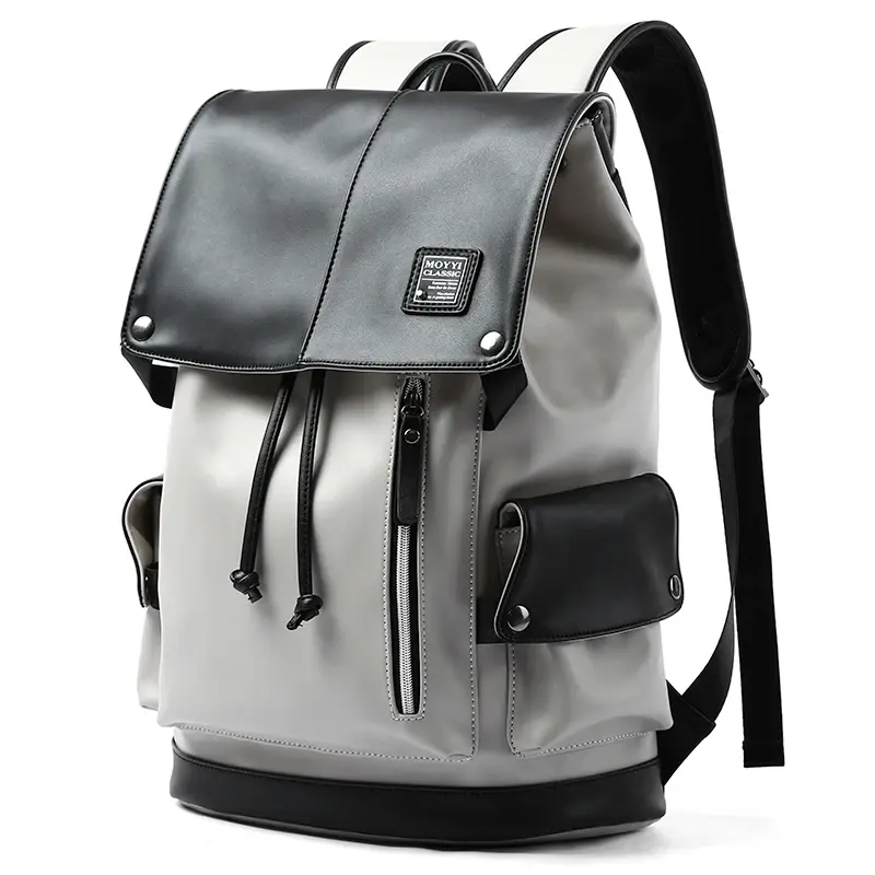 PU Leather Bags for Men With USB Port