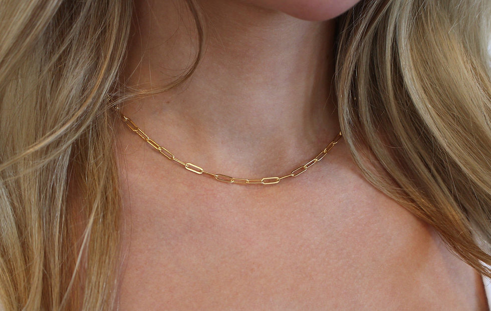 Thumbnail: Sterling Silver Gold Plated  Necklace Chain