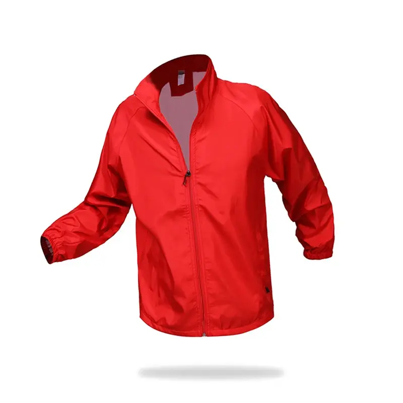 Thumbnail: Long Sleeve Zipper Up Windbreaker Jackets