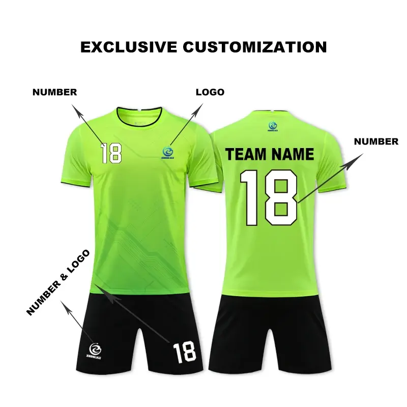 Thumbnail: Digital Printing Football Uniform T Shirt