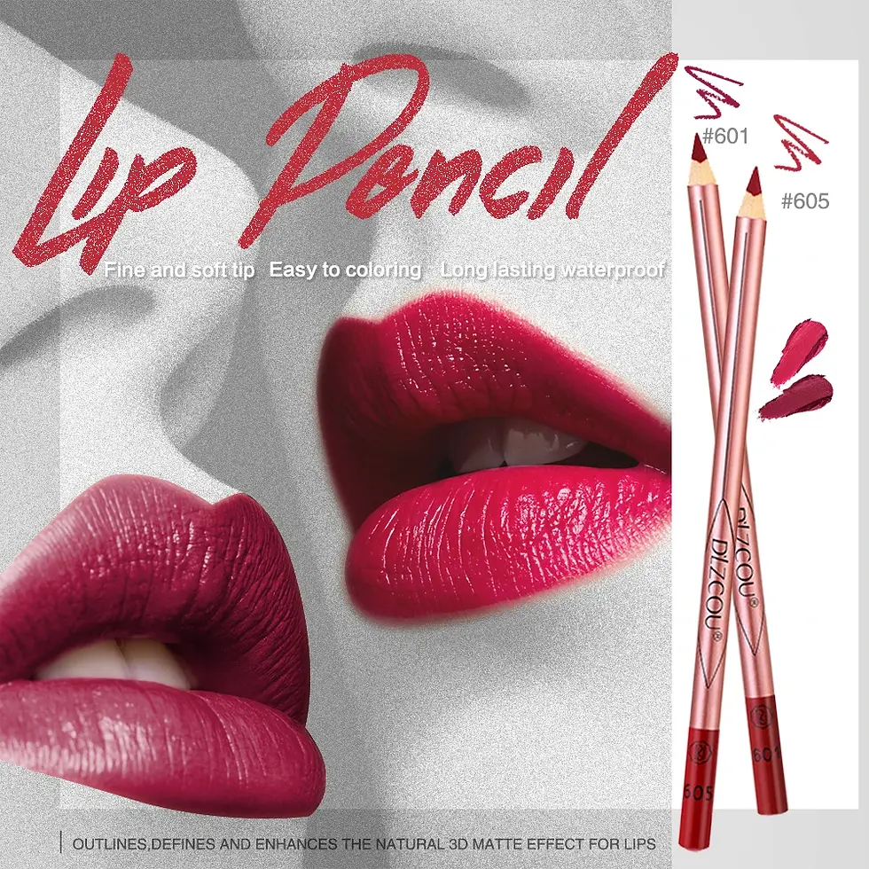 Lipstick Matte Lip Liner Pencil Natural Red Color