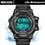 Minijatura: Men's LED Digital Watches 50mm Big Size Waterproof
