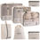 Miniatura: Luggage Packing Organizers for Travel 7-Piece Set Packing Cubes