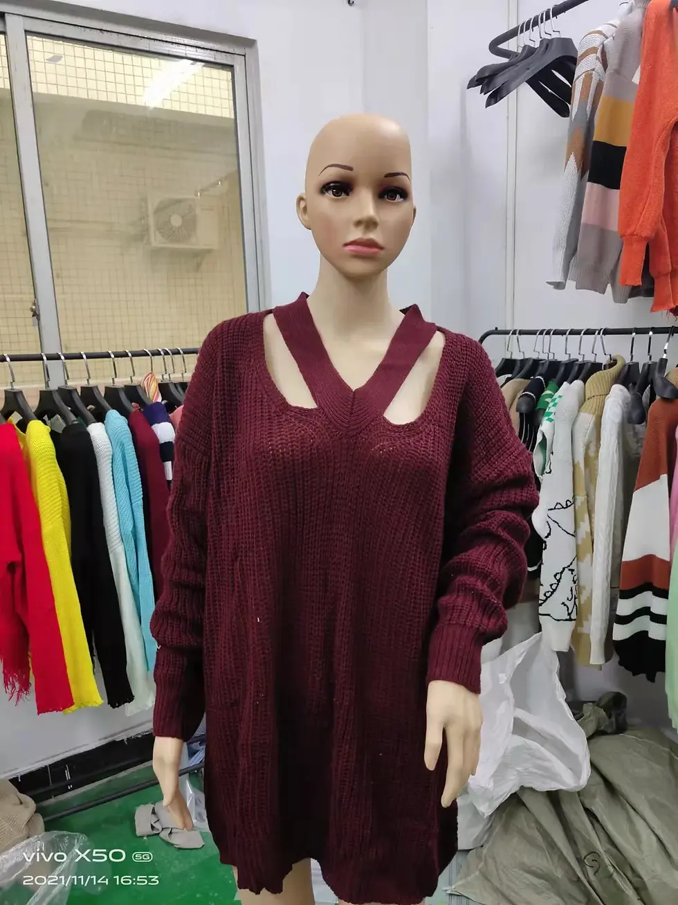 Thumbnail: Oversize Pullover Sweater for women