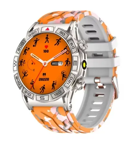 Thumbnail: Men Smart Watch Calls SMS Notification Monitoring GPS Track