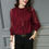 縮圖：Women Tops Long Sleeve Stand Neck Shirts