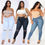 Thumbnail: High Waisted Stretchy Big Size 4XL 5XL 6XL 7XL Trousers