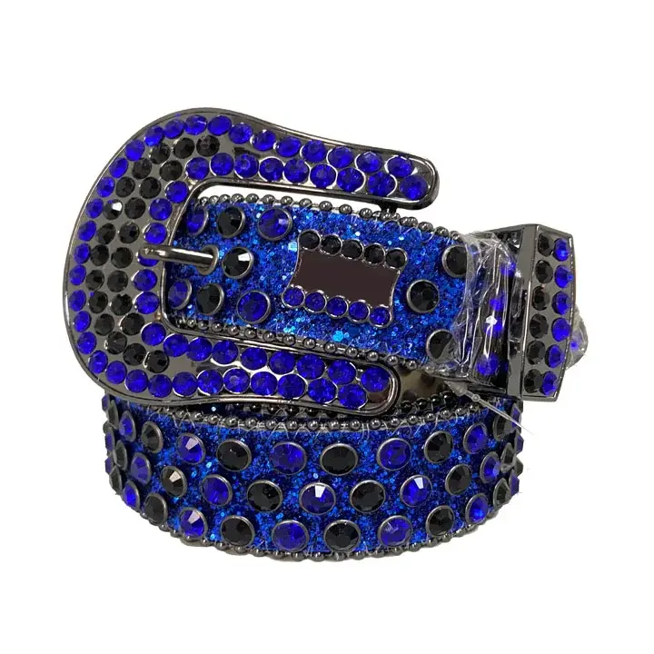 Thumbnail: Rhinestone Belt for Men and Women