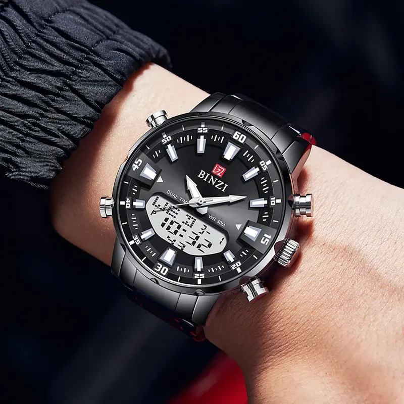 Thumbnail: Men Wrist Watch Waterproof Sports Digital Watches